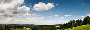 Panoramalandschaft im Bergischen Land